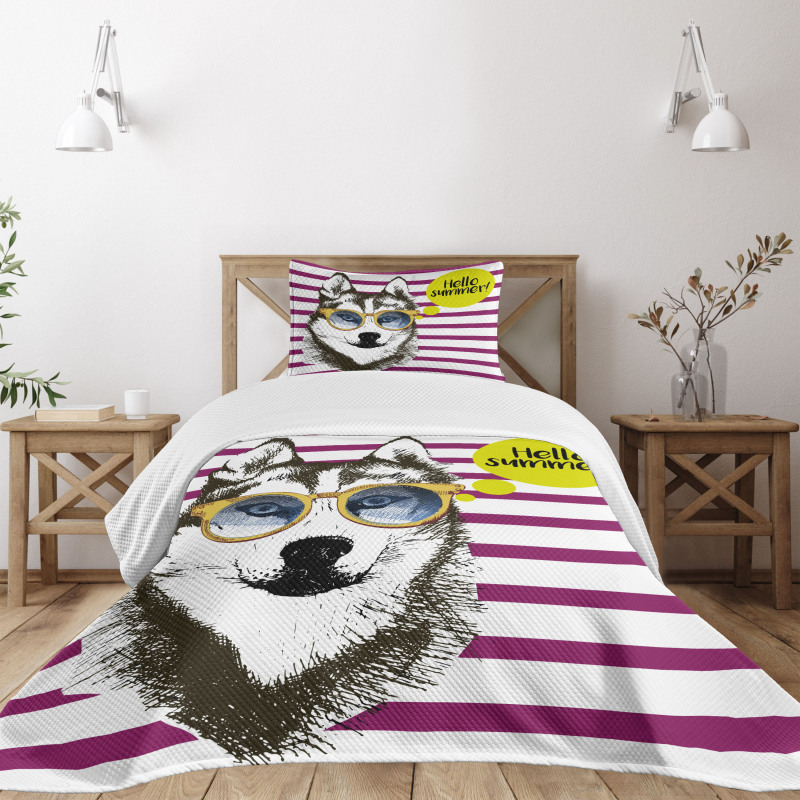 Sketch Stripes Bedspread Set