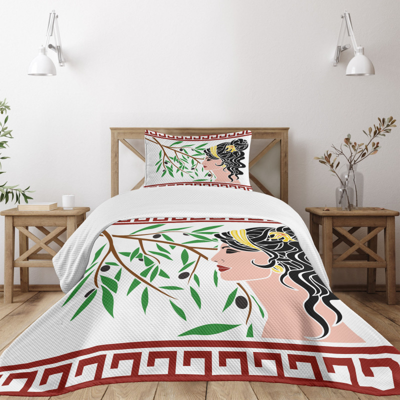 Aphrodite Profile Bedspread Set