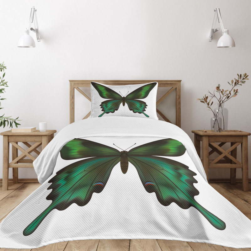 Exotic Green Bedspread Set