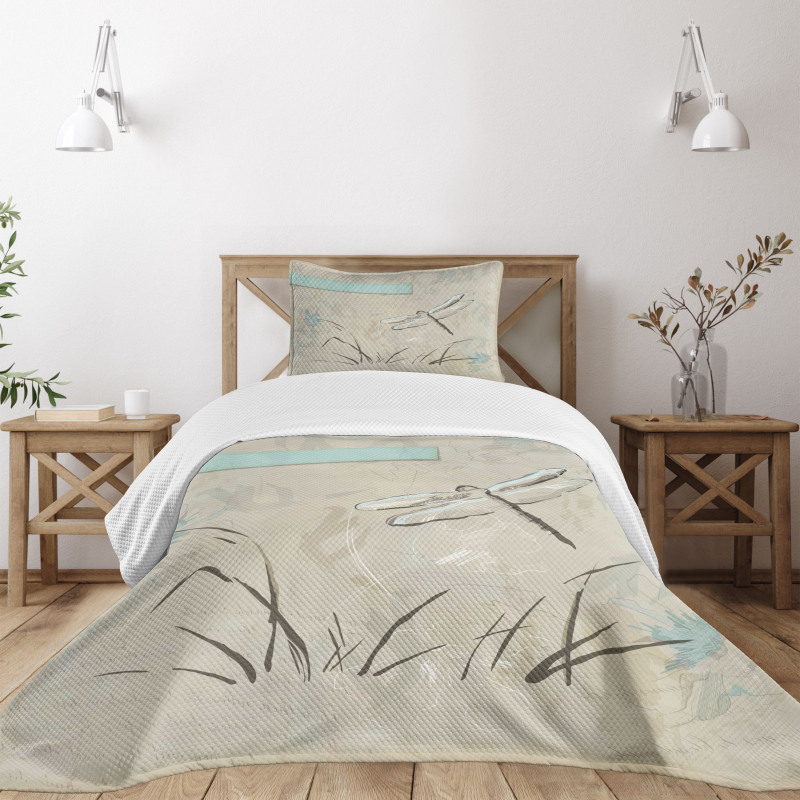 Romantic Sketch Art Bedspread Set