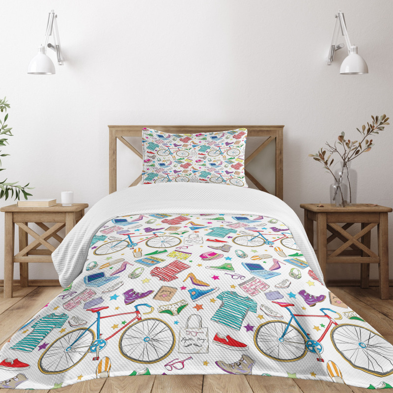 Urban Hipster Accessories Bedspread Set