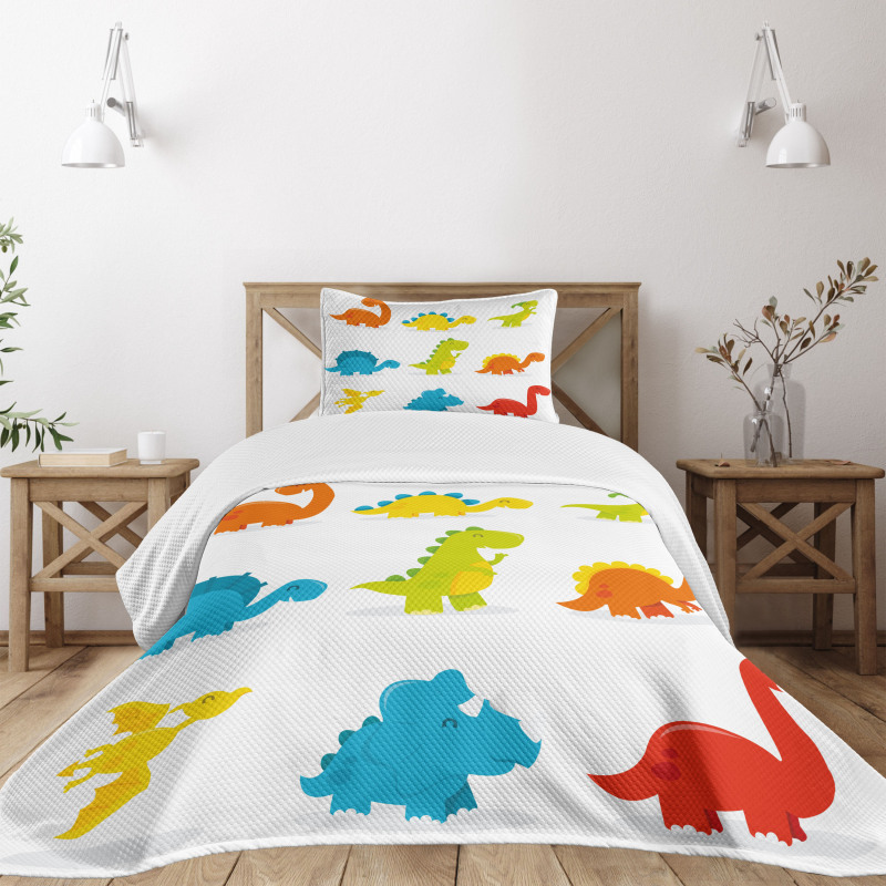 Funny Cartoon Set Bedspread Set