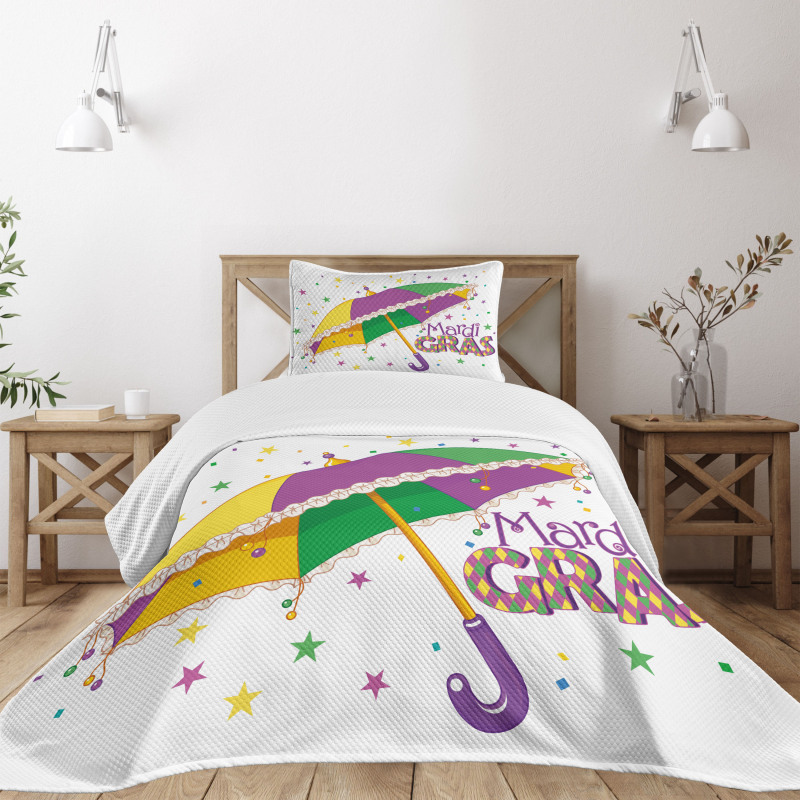 Umbrella Stars Fun Bedspread Set