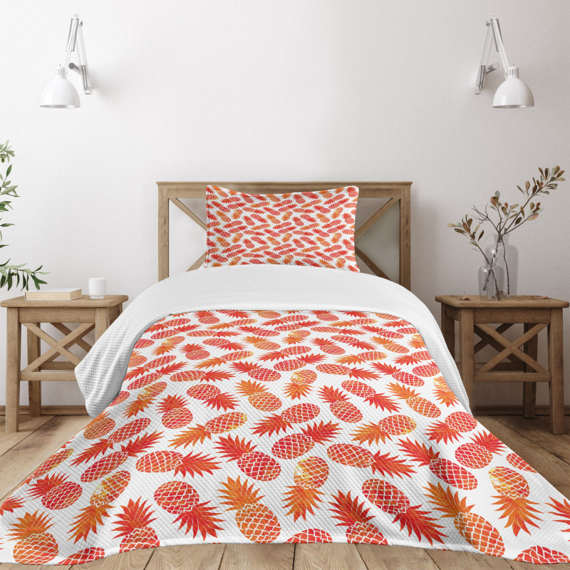 Vintage Tropical Exotic Bedspread Set