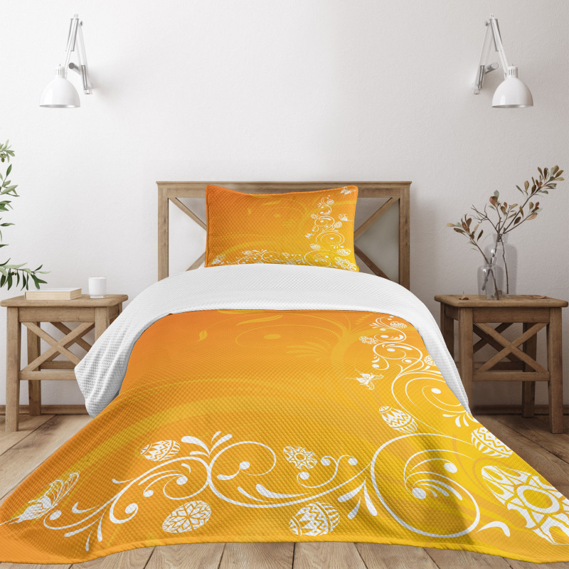 Easter Themed Ornate Bedspread Set