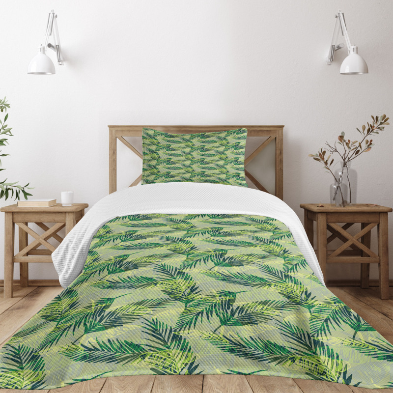 Rainforest Foliage Bedspread Set
