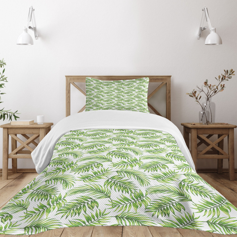 Exotic Tree Hawaiian Bedspread Set
