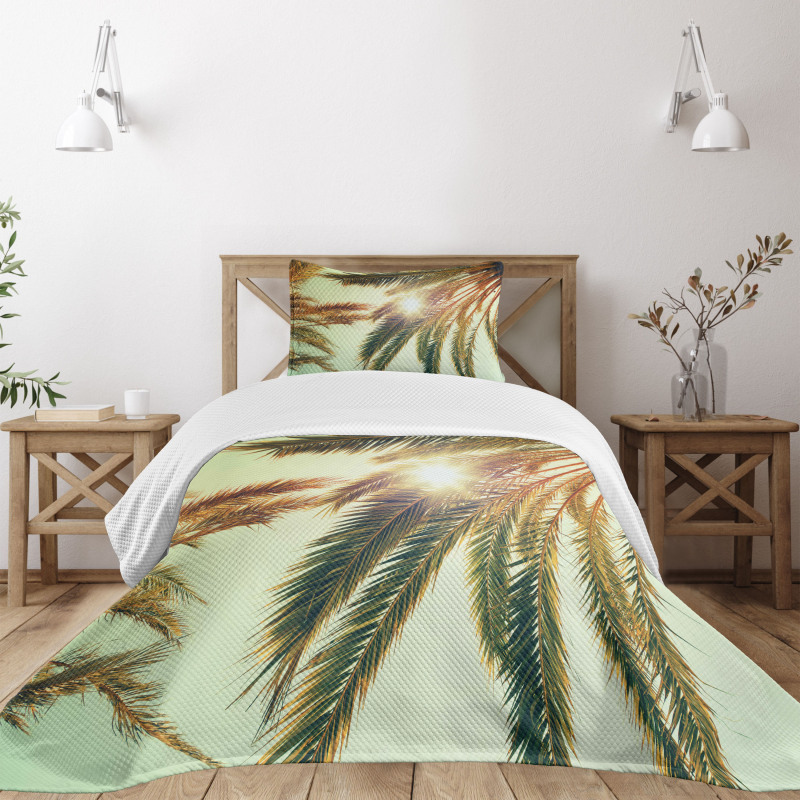 Sunbeams Tree Retro Bedspread Set