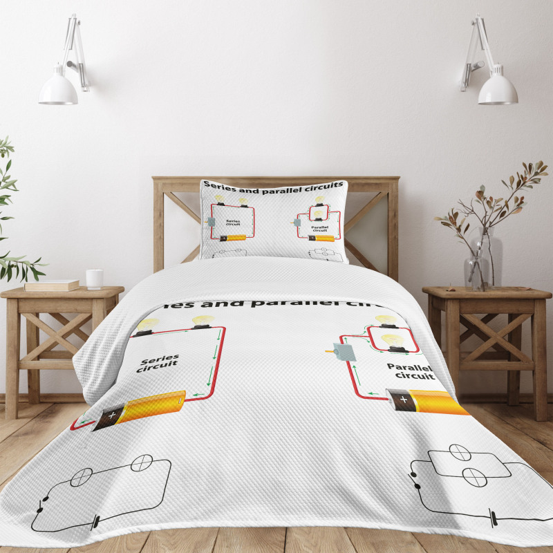 Parallel Circuts Bedspread Set