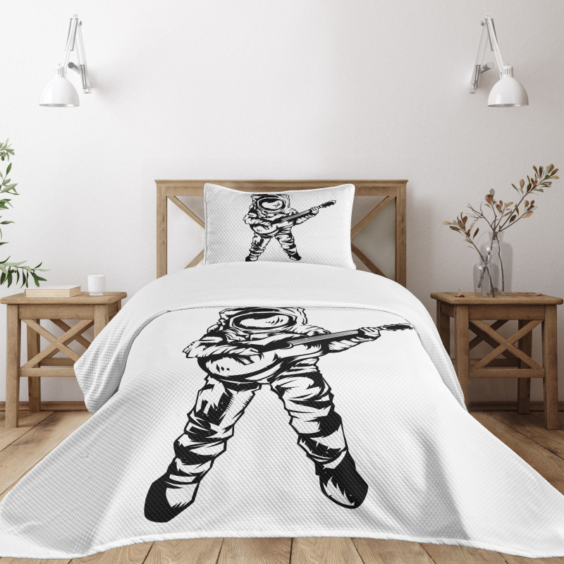 Jamming Space Man Bedspread Set
