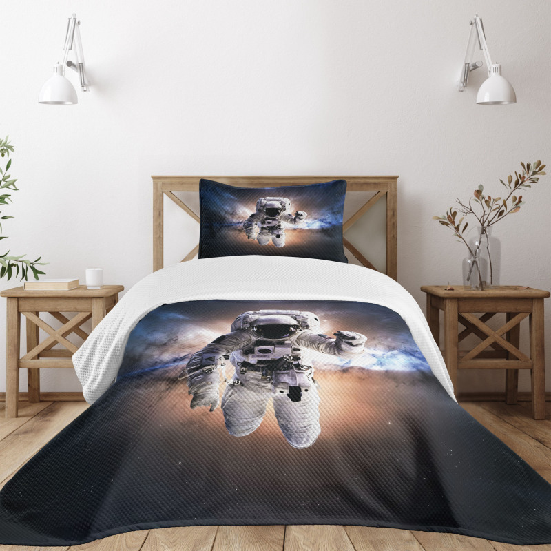 Floating in Space Bedspread Set