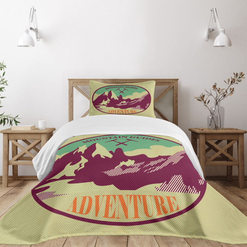 Trekking Camping Art Bedspread Set