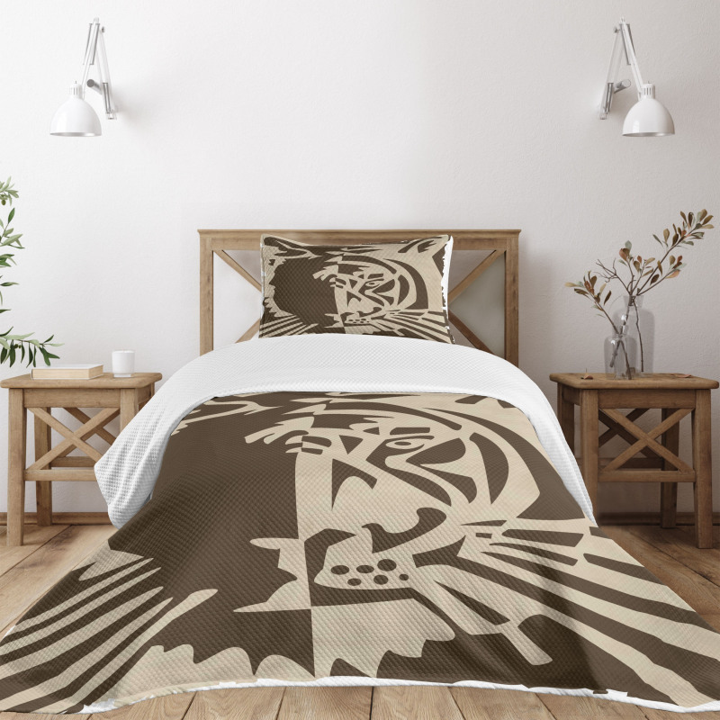 Big Jungle Predator Bedspread Set