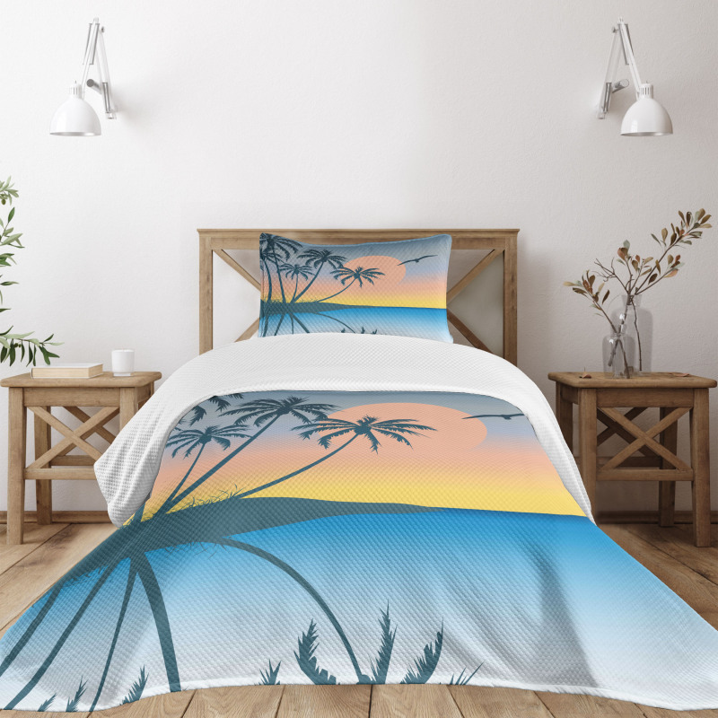 Tropical Island Exotic Bedspread Set