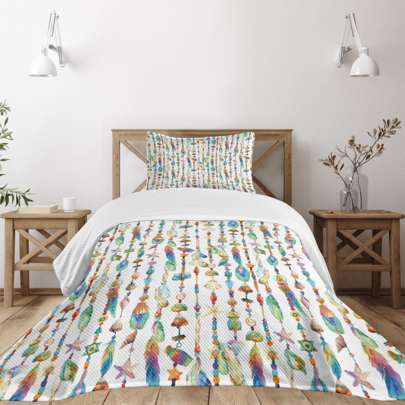 Sea Shells Nautical Bedspread Set