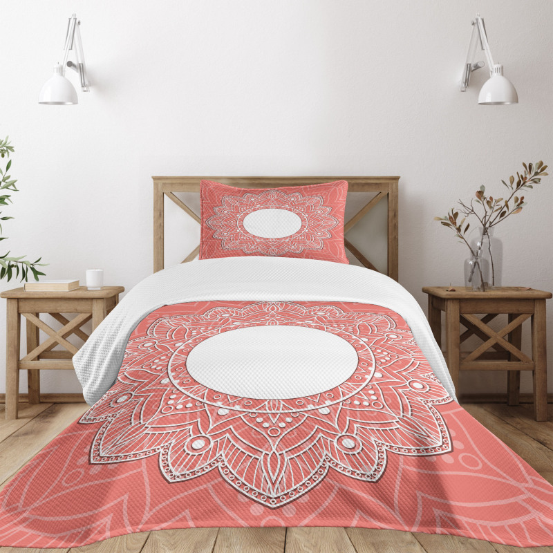 Bridal Lace Design Soft Bedspread Set