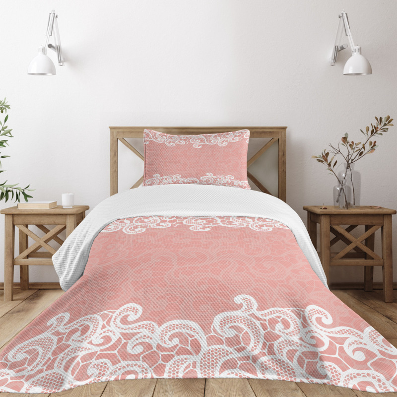 Laces Design Ornamental Bedspread Set