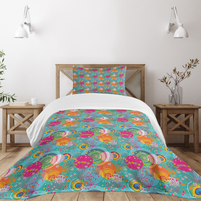 Dandelion Vibrant Spring Bedspread Set