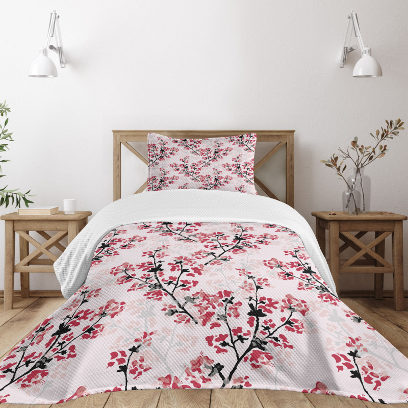 Nature Inspired Branches Bedspread Set