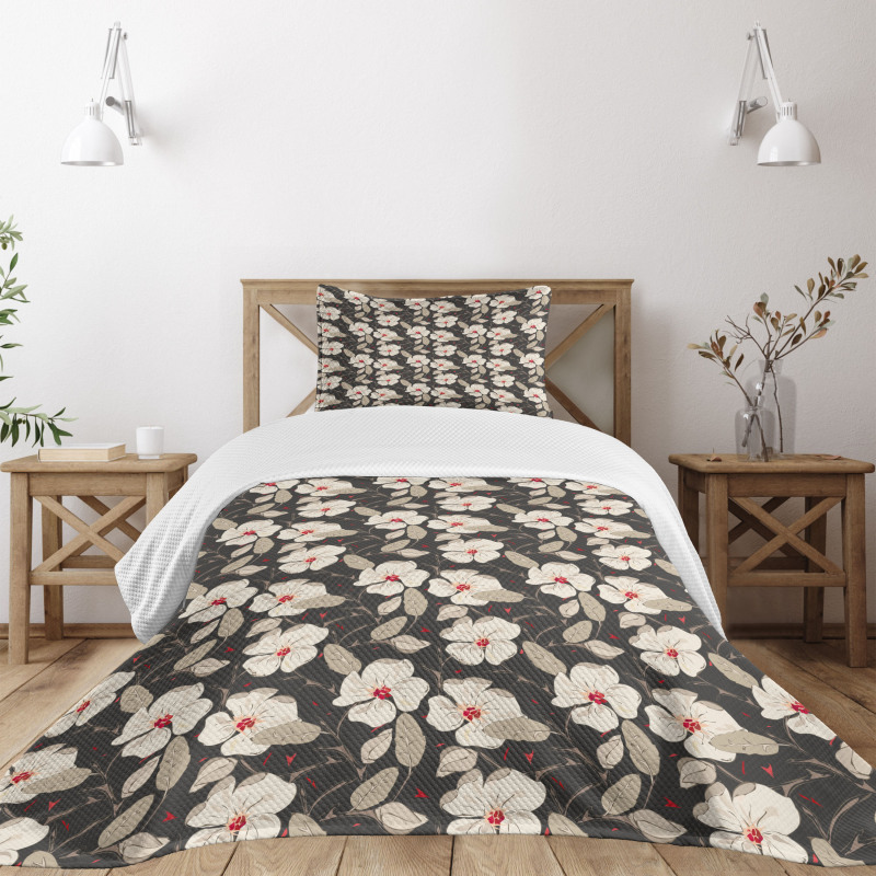 Poppy Flowers Nature Bedspread Set