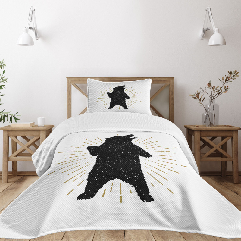 Sketch Art Tribal Bedspread Set