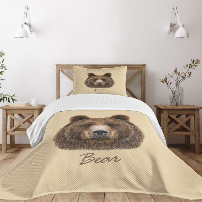 Strong Wild Beast Animal Bedspread Set