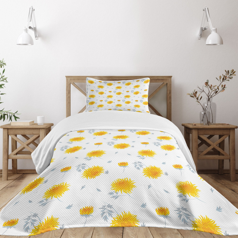 Autumn Florets Bedspread Set