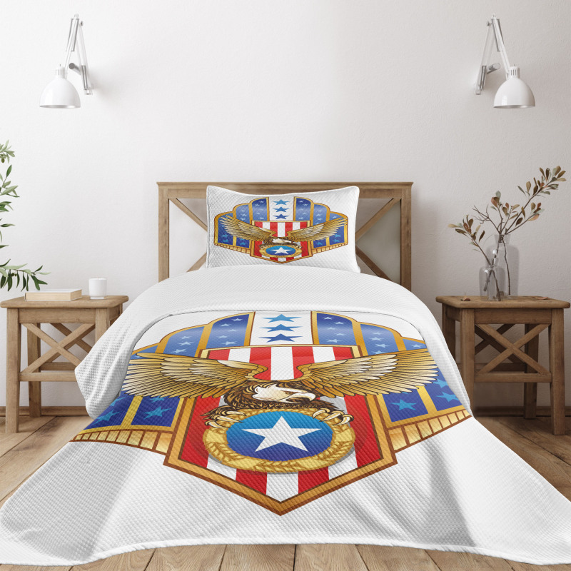 Freedom Flag Bedspread Set