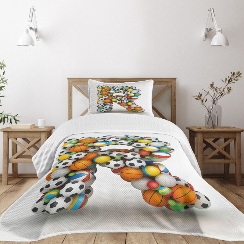 Language of the Game Bedspread Set