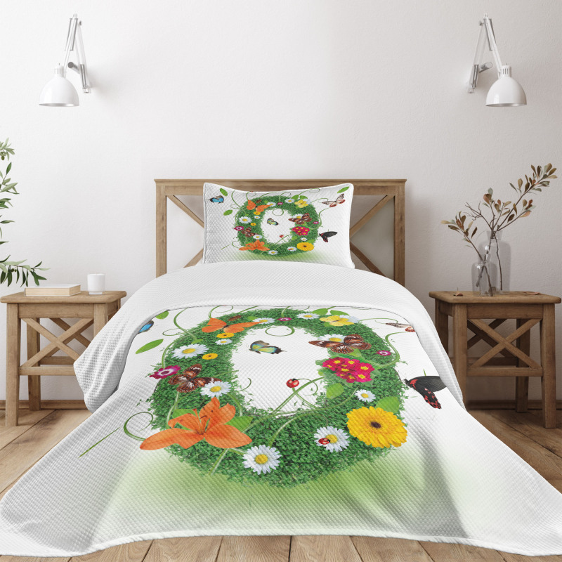 Springtime Butterflies Bedspread Set