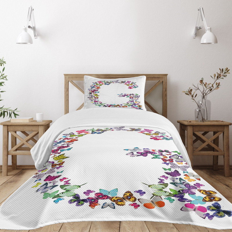 Exotic Butterflies Bedspread Set