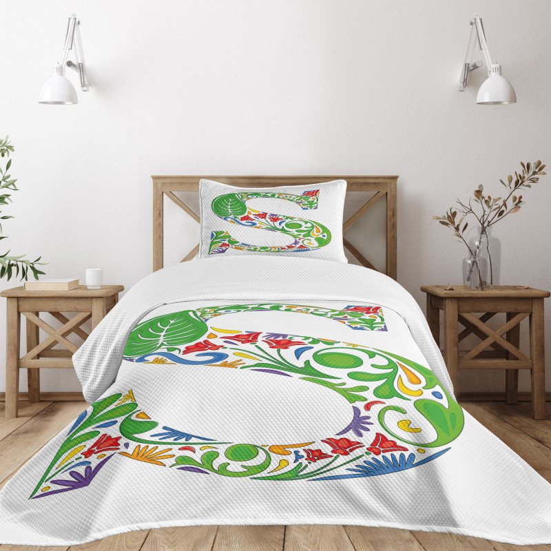 Nature Inspired S Sign Bedspread Set