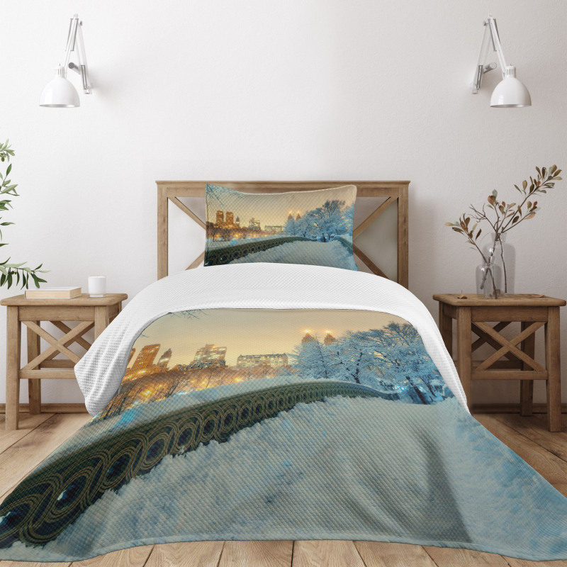 Central Park New York Bedspread Set