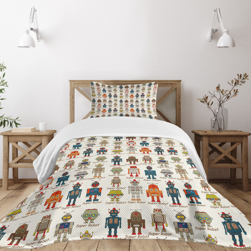 Super Robot Bedspread Set