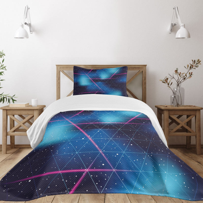 Retrofuturistic Bedspread Set