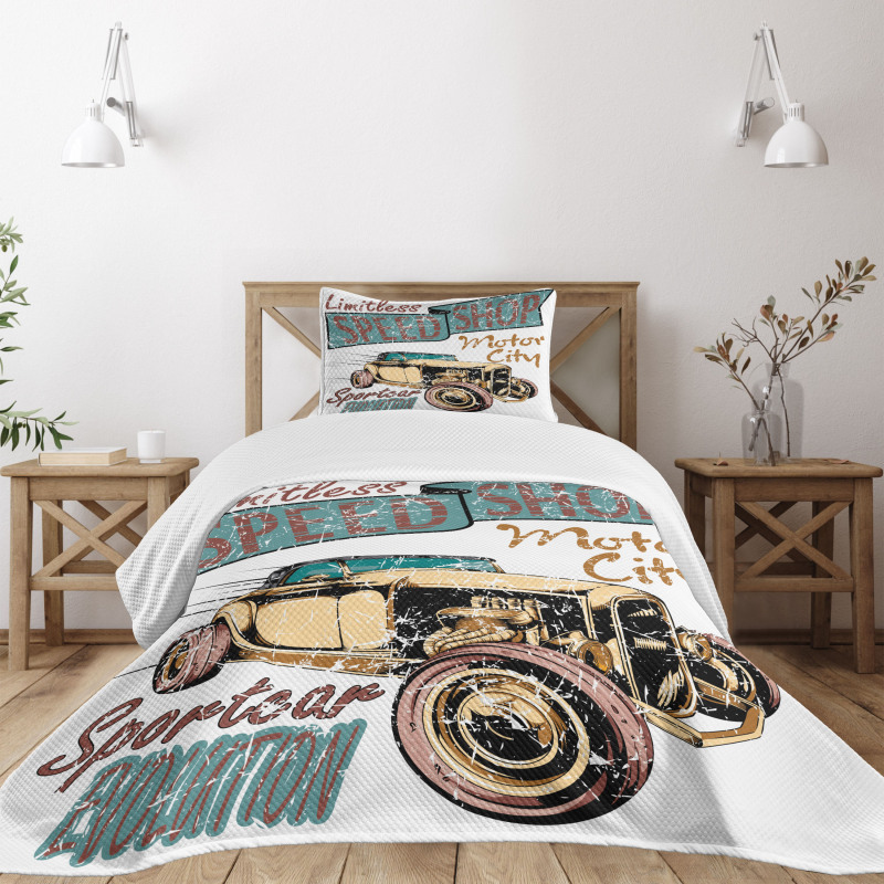 Limitless Speed Advert Bedspread Set