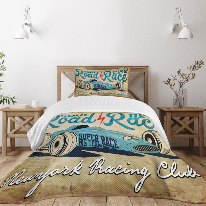 New York Racing Old School Bedspread Set