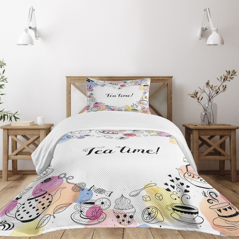 Doodle Frame Bedspread Set