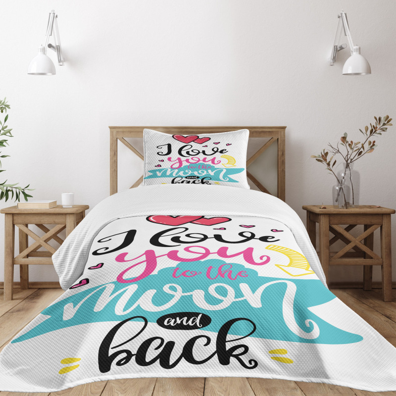 Lifestyle Words Partners Bedspread Set