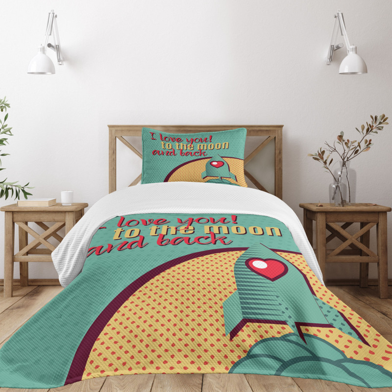 Rocket Love Fuel Bedspread Set