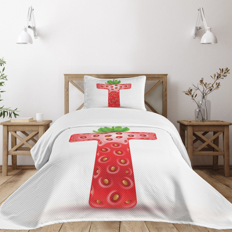 Harvest Yield Themed T Bedspread Set