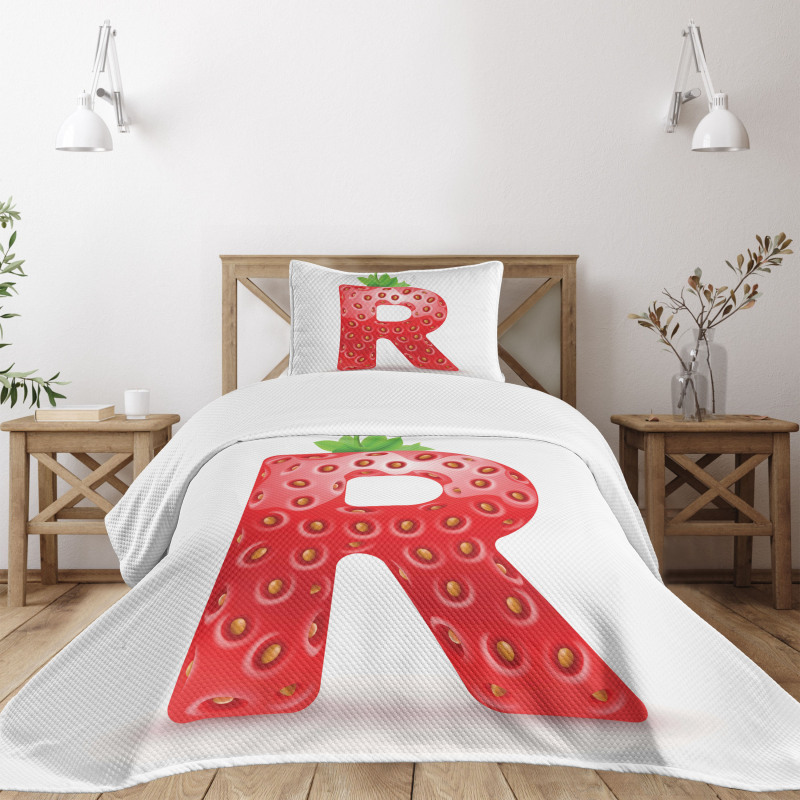 Food Elements Capital Bedspread Set