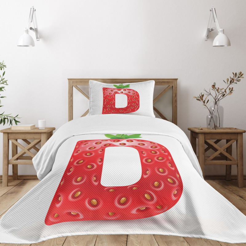 Ripe Fresh Fruit Theme Bedspread Set