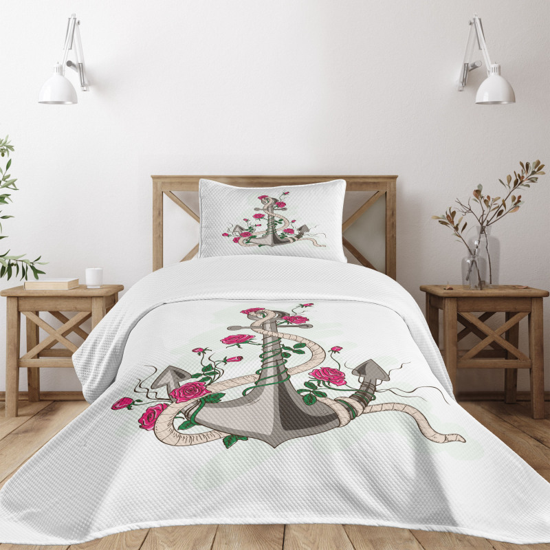 Romantic Marine Bedspread Set