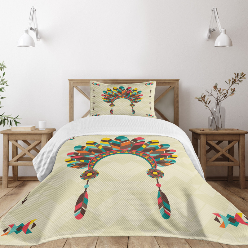 Vintage Headband Tribal Bedspread Set