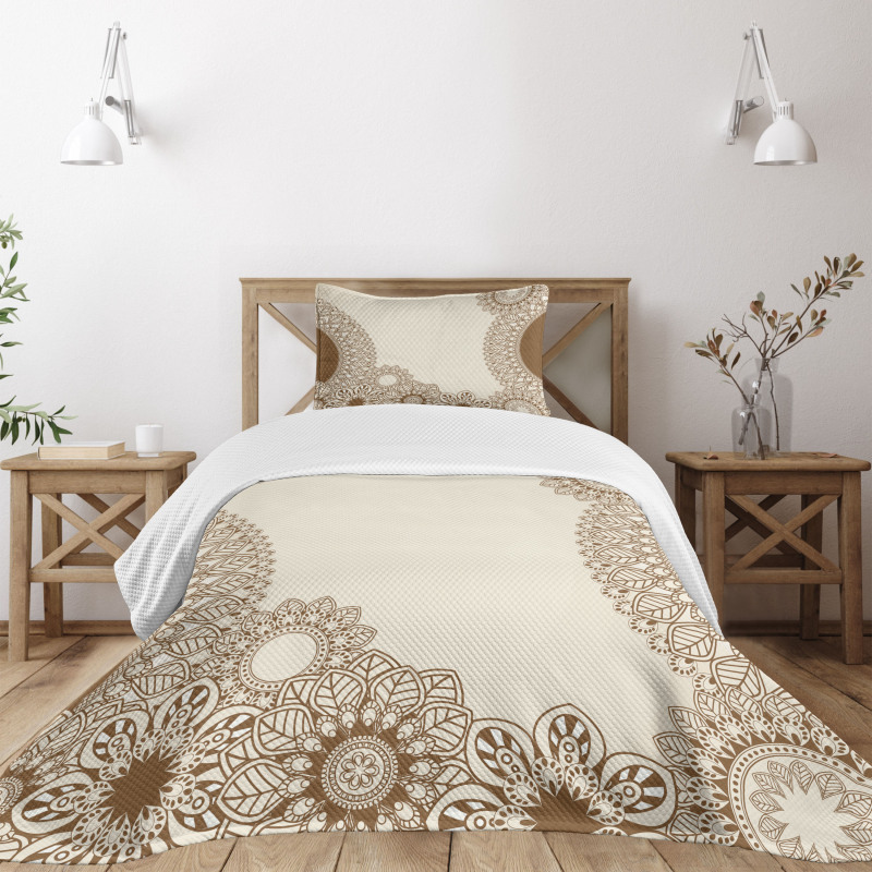 Old Fashioned Mandala Art Bedspread Set