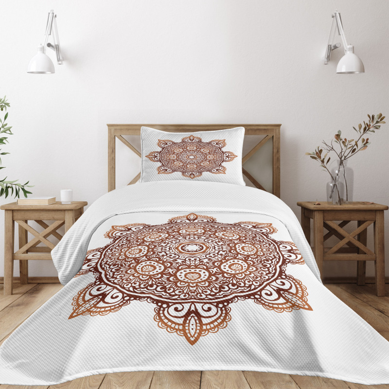 Motif Folk Bedspread Set