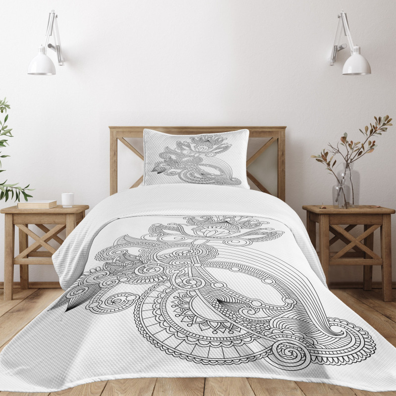 Blossoming Organic Nautre Bedspread Set