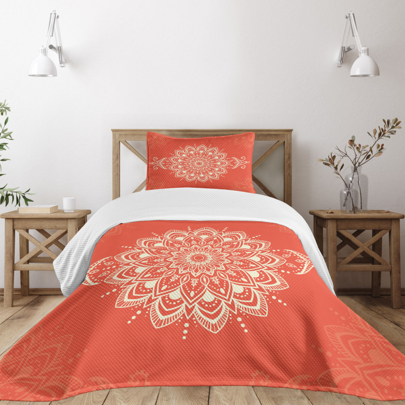 Cosmos Concept Mandala Art Bedspread Set