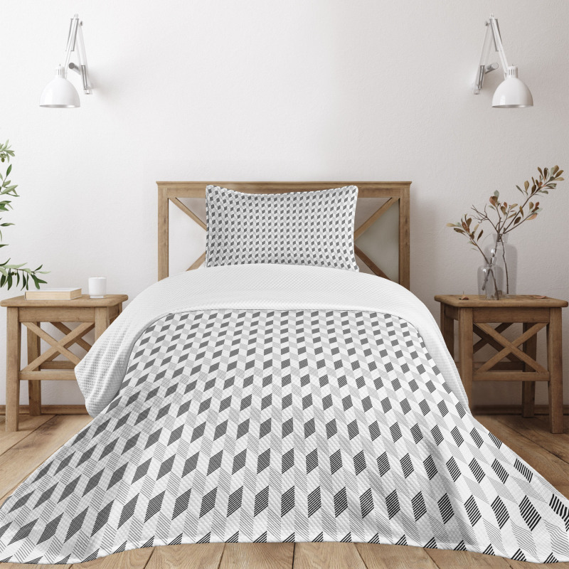 Zigzag Herringbone Bedspread Set